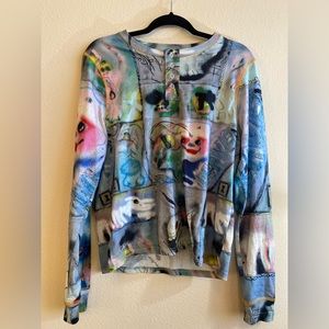 MARC JACOBS HEAVEN Multicolor Punk Playground Henley